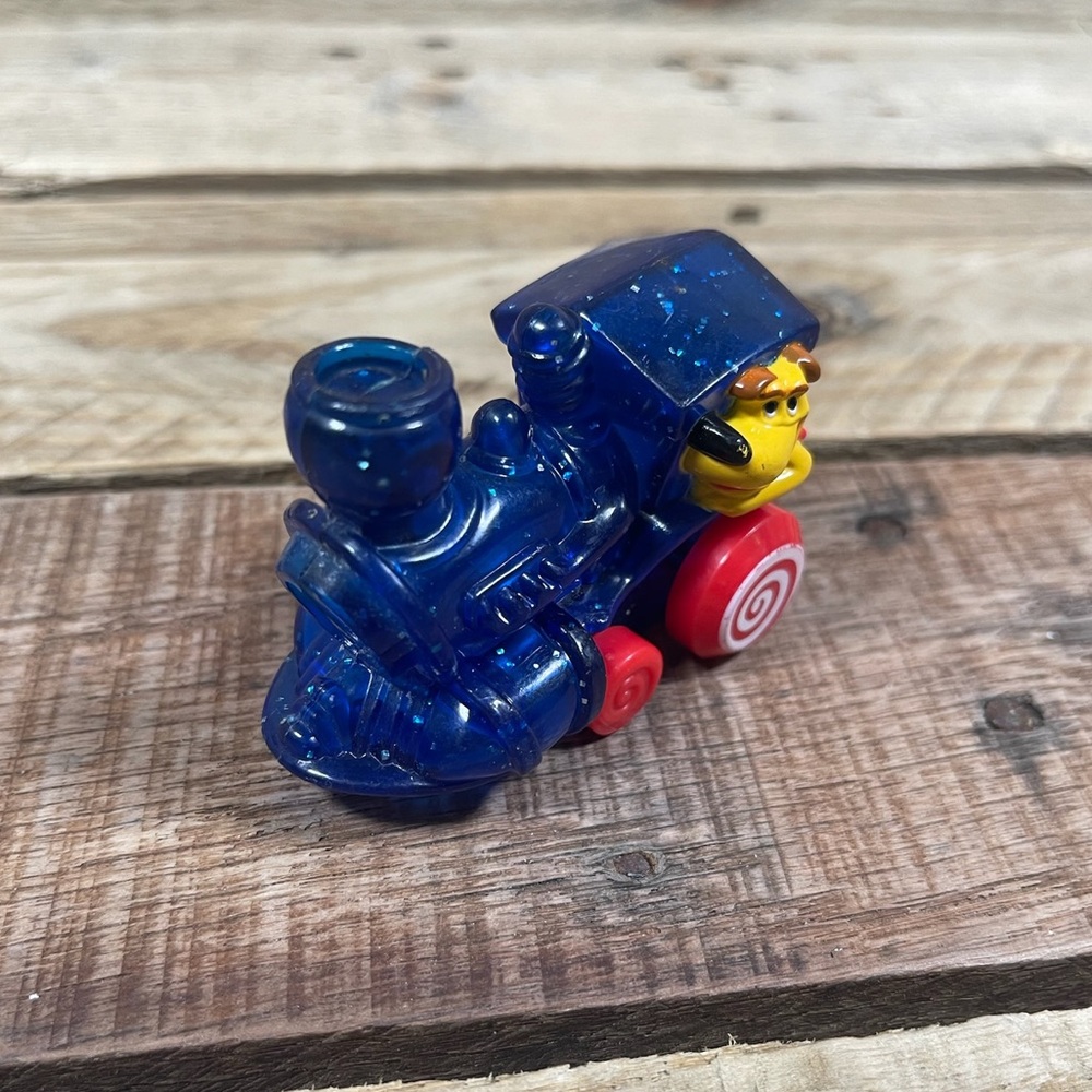 McDonald's Back To The Future Einstein's Traveling Train 1991 Blue Dog Car Toy